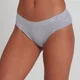 MP Ženske bombažne spodnjice Bikini – melanž siva