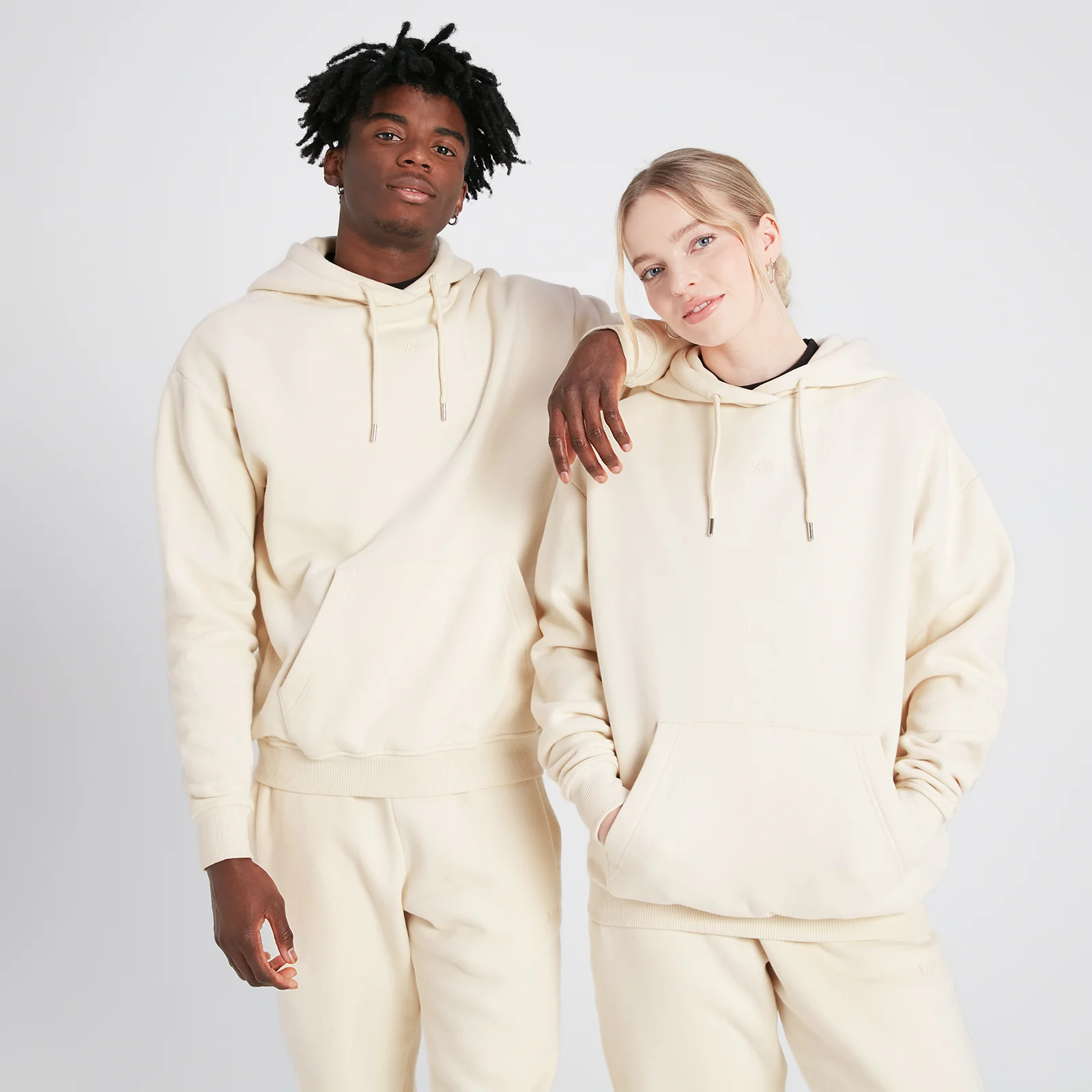 MP majica s kapuco za prosti čas – Ecru - XXS-XS Slika 1