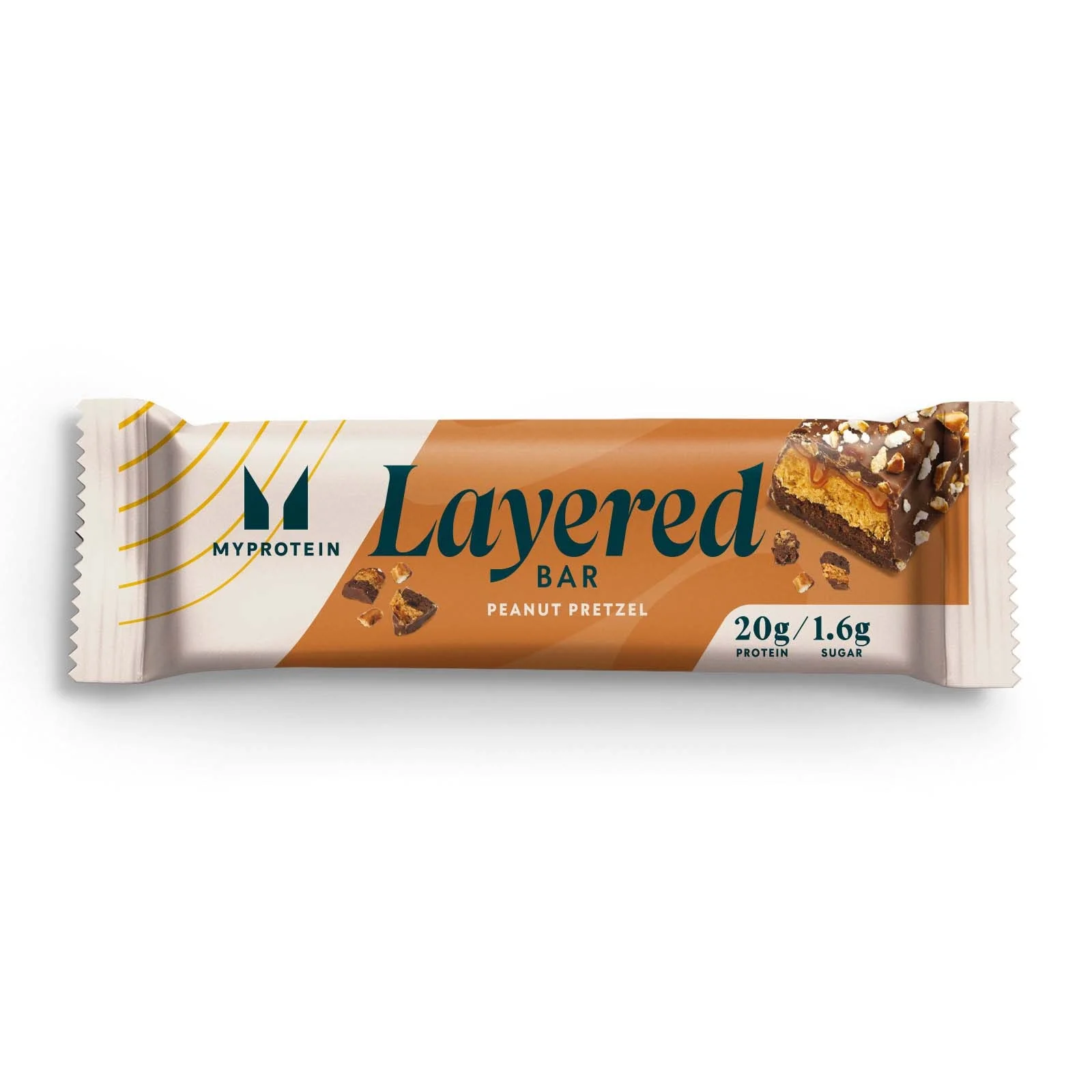 Myprotein 6-Layer Protein Bar (Sample) - Chocolate Peanut Pretzel Slika 1