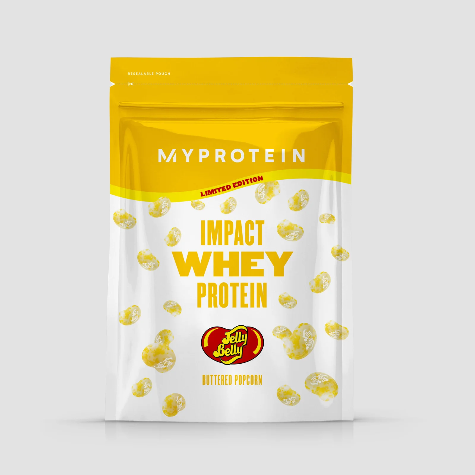 Beljakovine Impact Whey Protein – v sodelovanju z Jelly Belly® - 40servings - Buttered Popcorn Slika 1