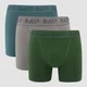 MP Moške boksarice (3 v paketu) Carbon/Smoke Blue/Dark Green