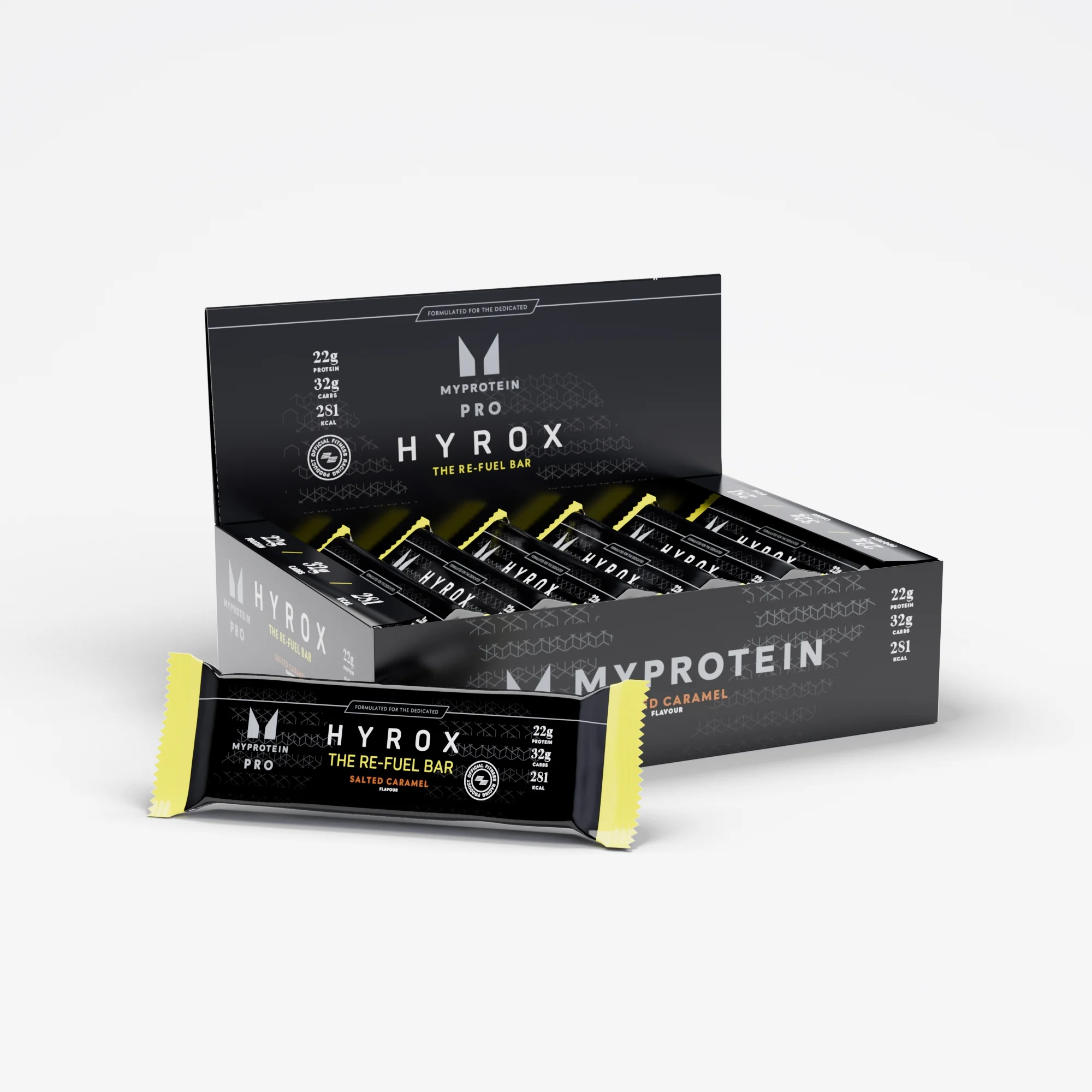 THE Re-Fuel Bar – HYROX Edition - 12 x 80g - Slana Karamela Slika 1