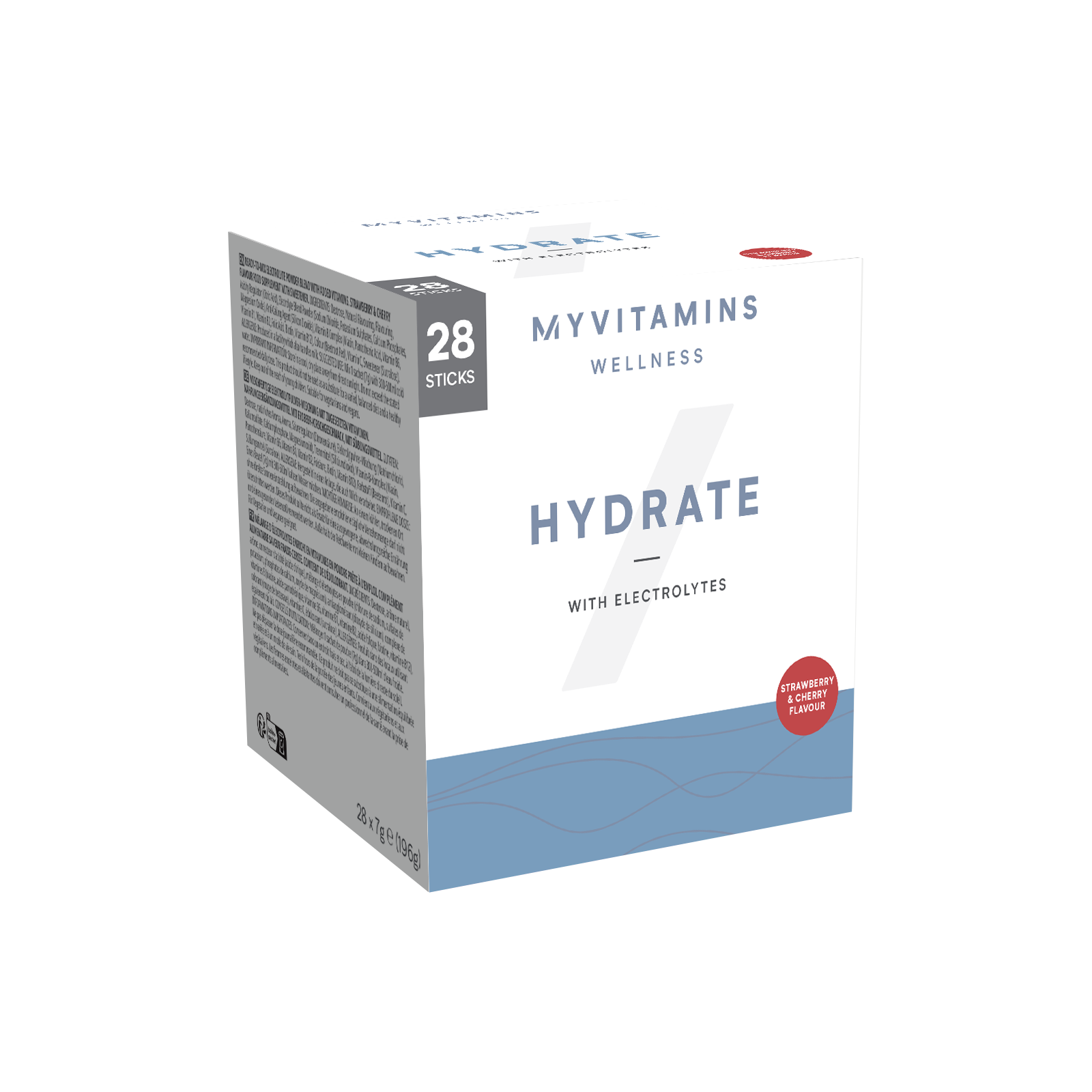 Napitek Hydrate - 196g - Strawberry and Cherry Slika 1