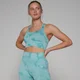 MP Ženski brezšivni športni nedrček za preoblikovanje Shape – Dusk modra Tie Dye