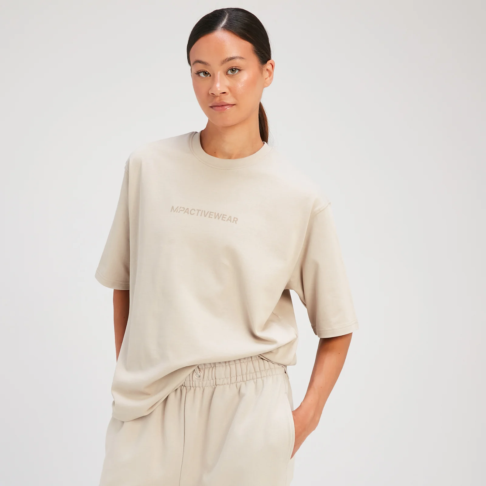 MP Women's Rest Day Oversized T-Shirt - Canvas Grey - XS Slika 1