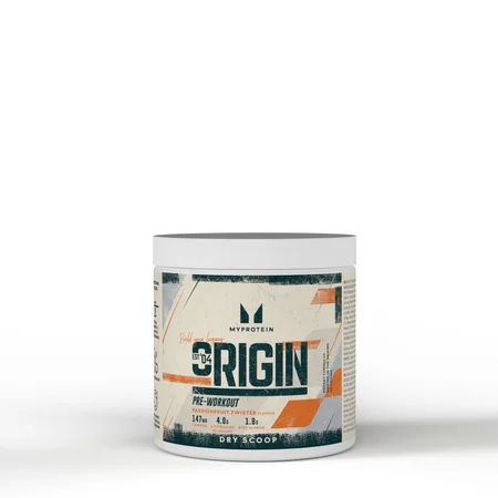 Prehransko dopolnilo za pred vadbo Origin Pre-Workout Dry Scoop - 18servings - Passionfruit Twister