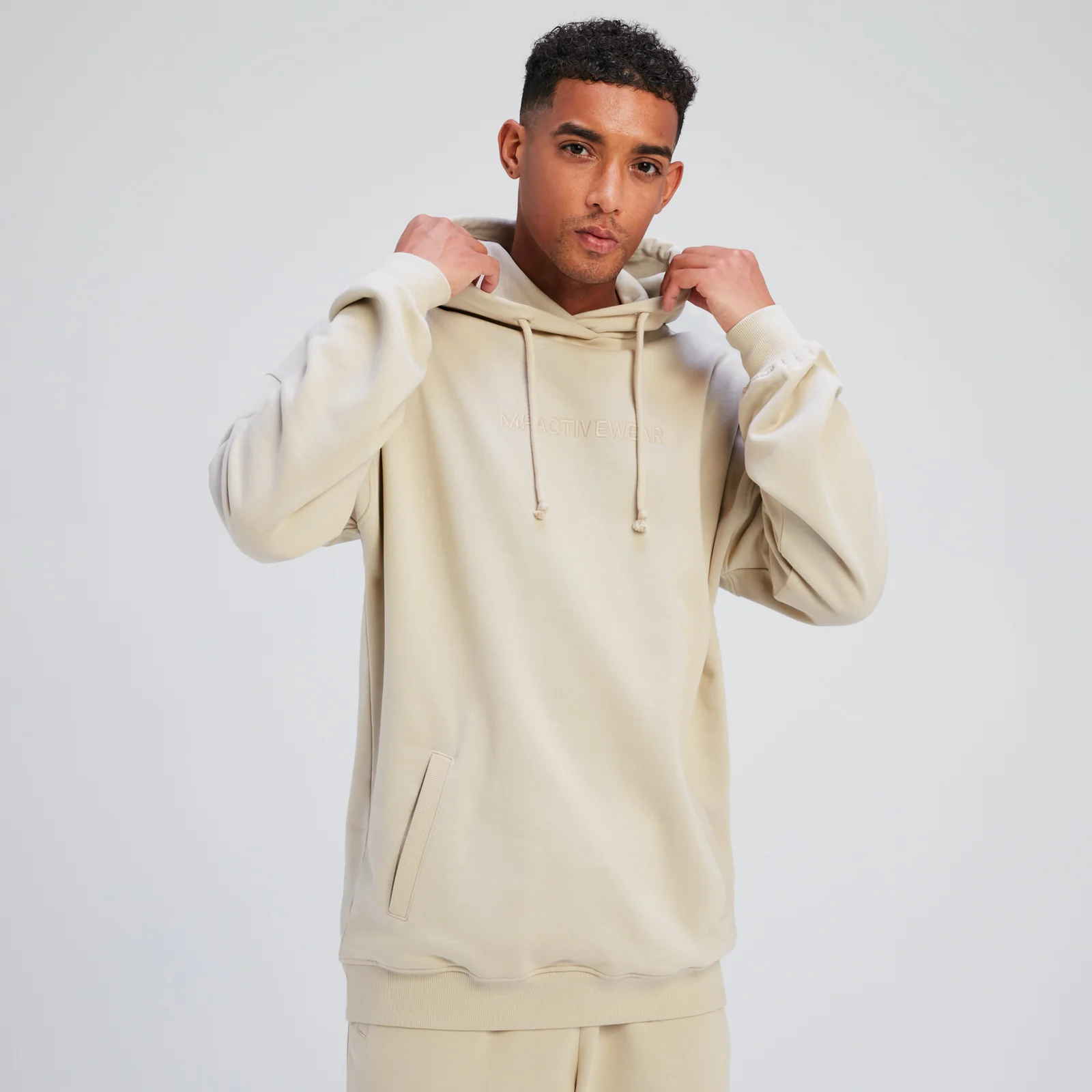 MP Moški pulover s kapuco Rest Day – Canvas Grey - XS Slika 1