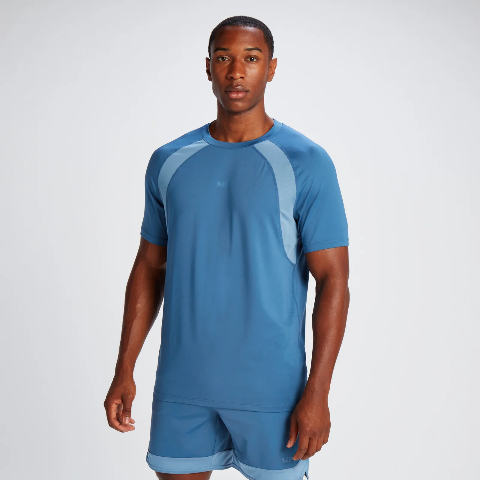 MP Moška majica Tempo – indigo modra - XS Slika 1