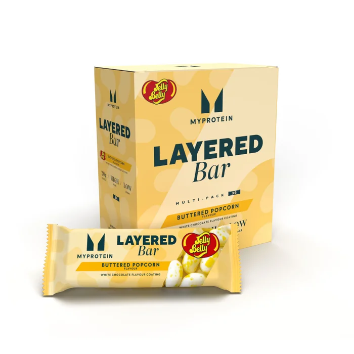 Ploščica Layered Bar – Jelly Belly® Buttered Popcorn