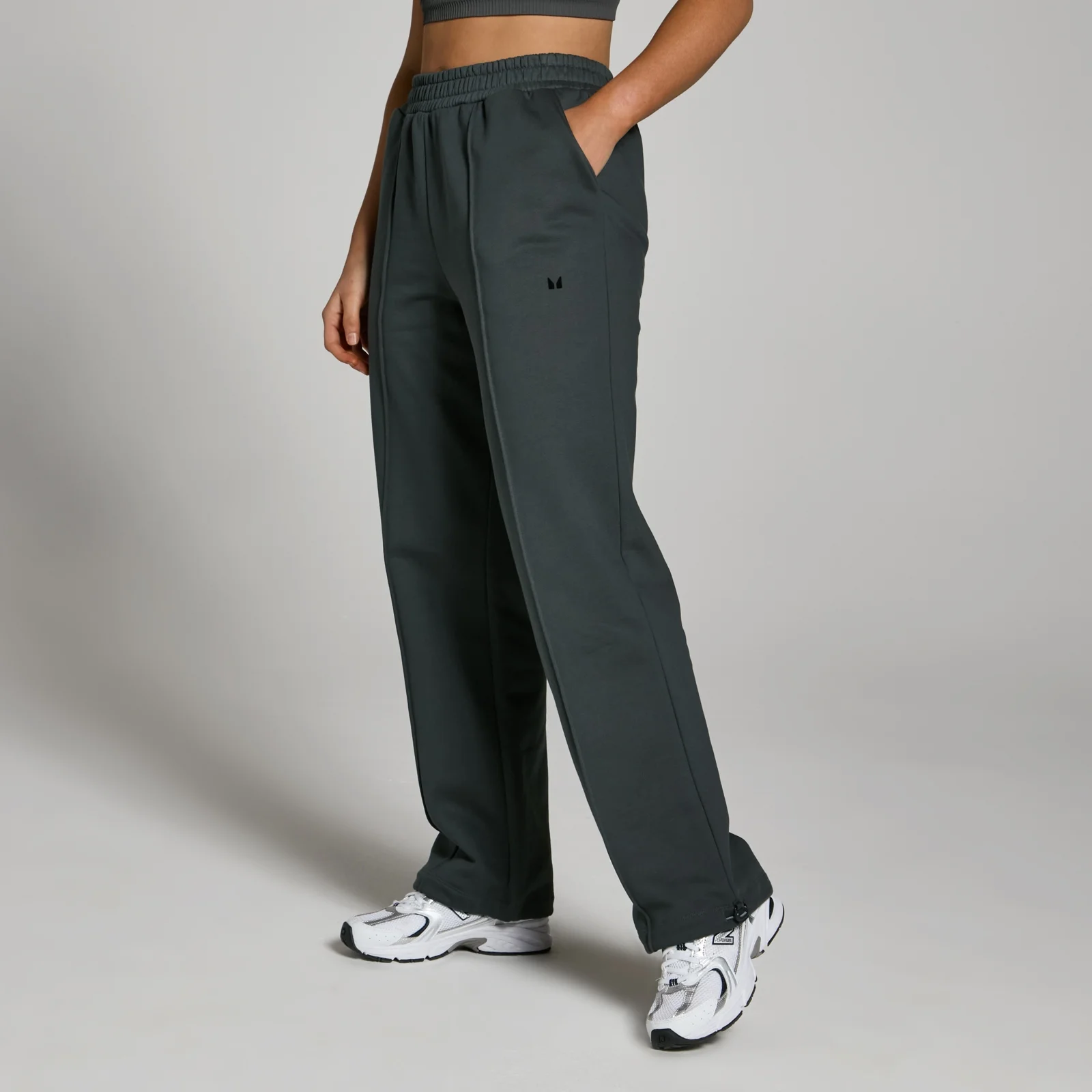 Ženske športne hlače iz težke tkanine Lifestyle MP – Dark Shadow - S Slika 1