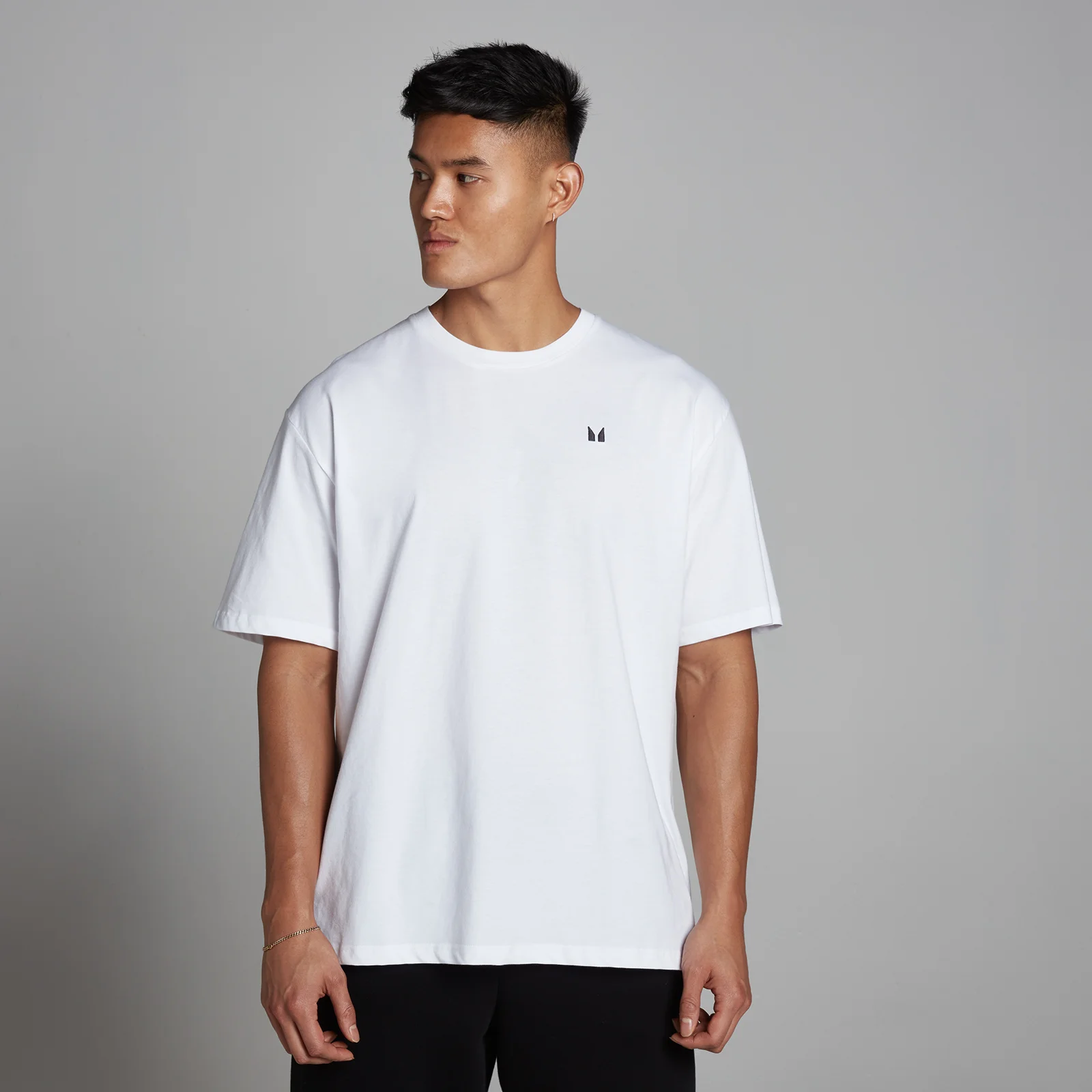 MP Moška majica s kratkimi rokavi širokega kroja Rest Day – bela - M Slika 1