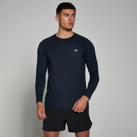 MP Moška majica z dolgimi rokavi Performance – Navy Marl