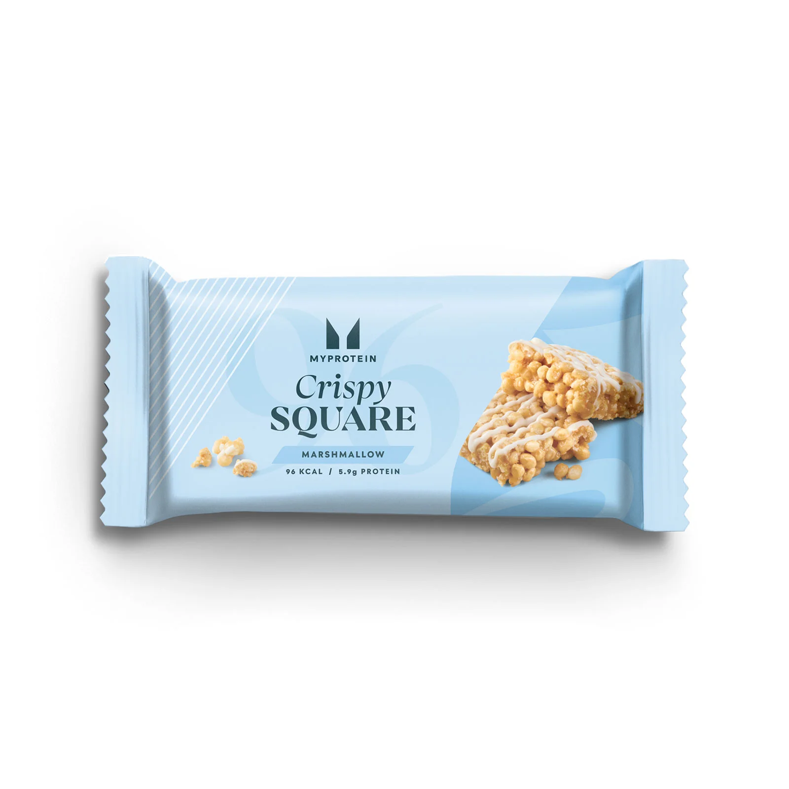 Hrustljava ploščica Crispy Square - 30g - Marshmallow Slika 1