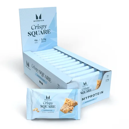Hrustljava ploščica Crispy Square - 12 x 30g - Marshmallow