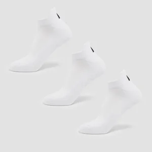 MP Unisex športne nogavice (3 v pakiranju) bele - Size UK 6-8