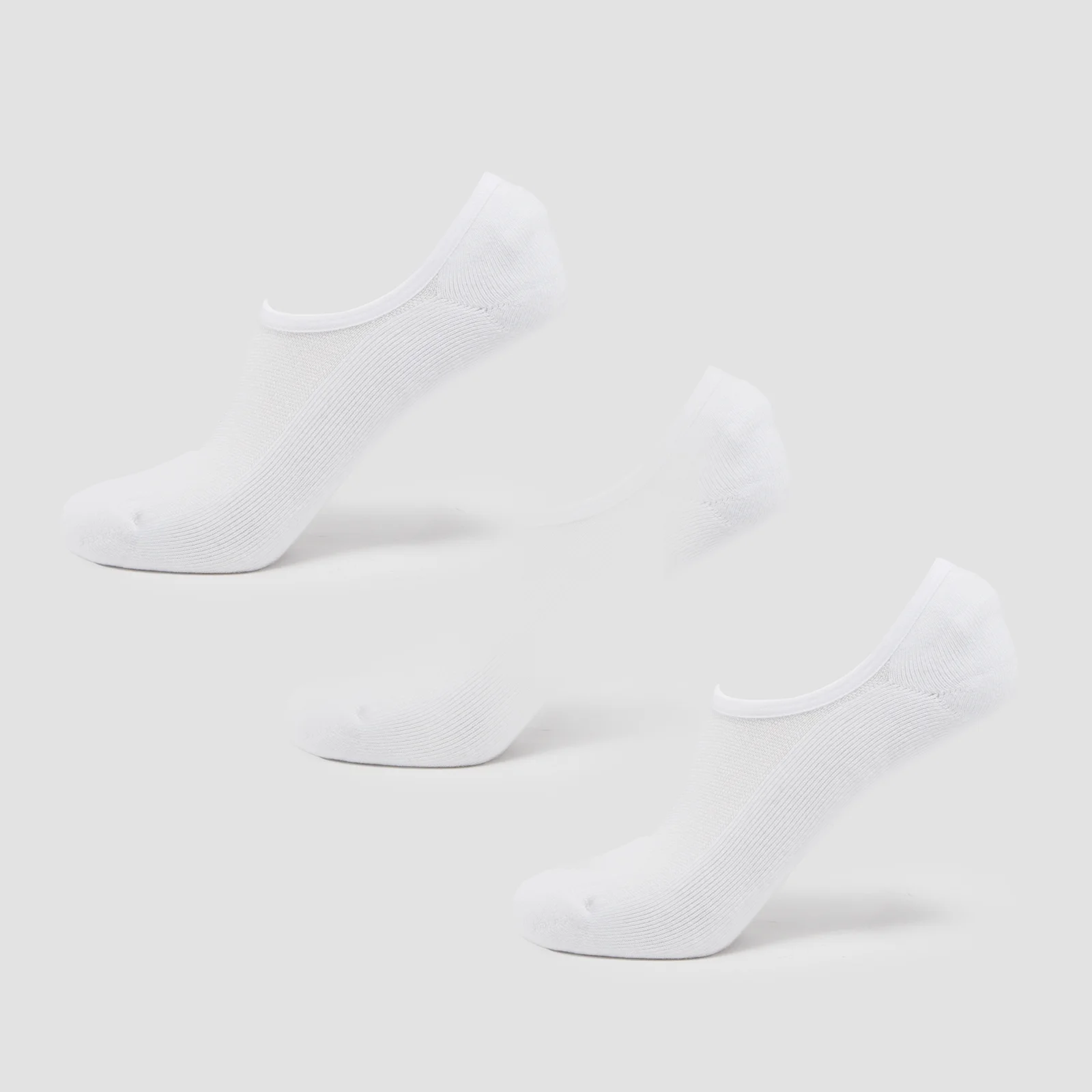 MP Unisex Invisible Socks (3 Pack) - White - UK 2-5 Slika 1