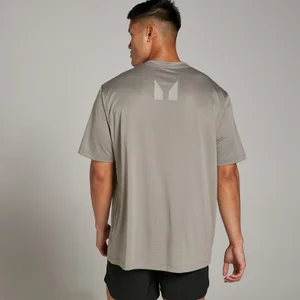 Moška majica s kratkimi rokavi širokega kroja Tempo Mesh Training MP – glina - Size XS