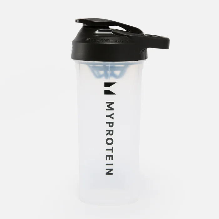 Plastični šejker X Sportshaker Myprotein – 800 ml – prozoren/črn