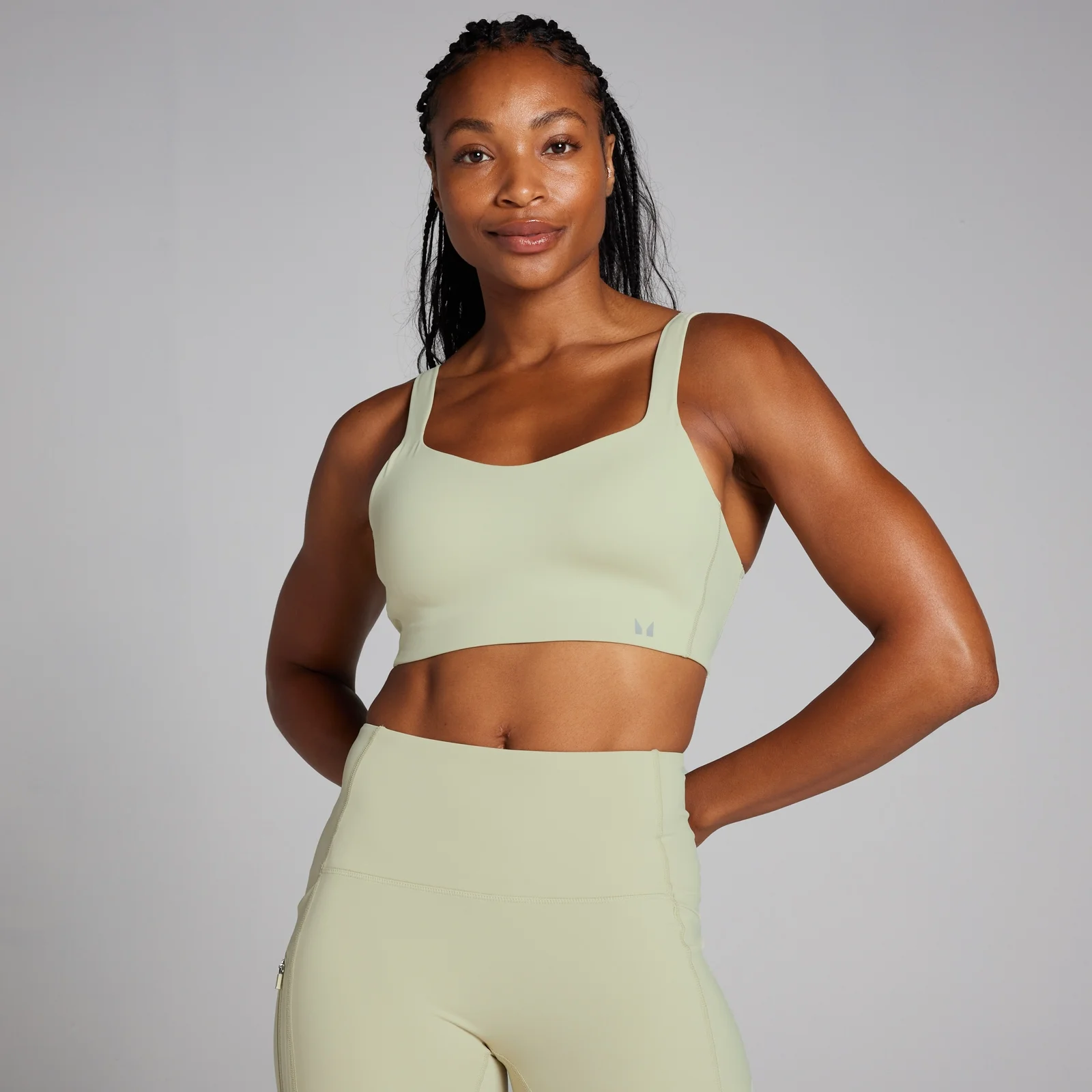 Ženski športni modrček Velocity Ultra Bonded MP – Warm Sage - XL Slika 1