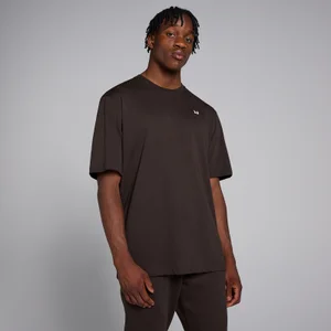 Moška majica s kratkimi rokavi širokega kroja Rest Day MP – kava - Size XS
