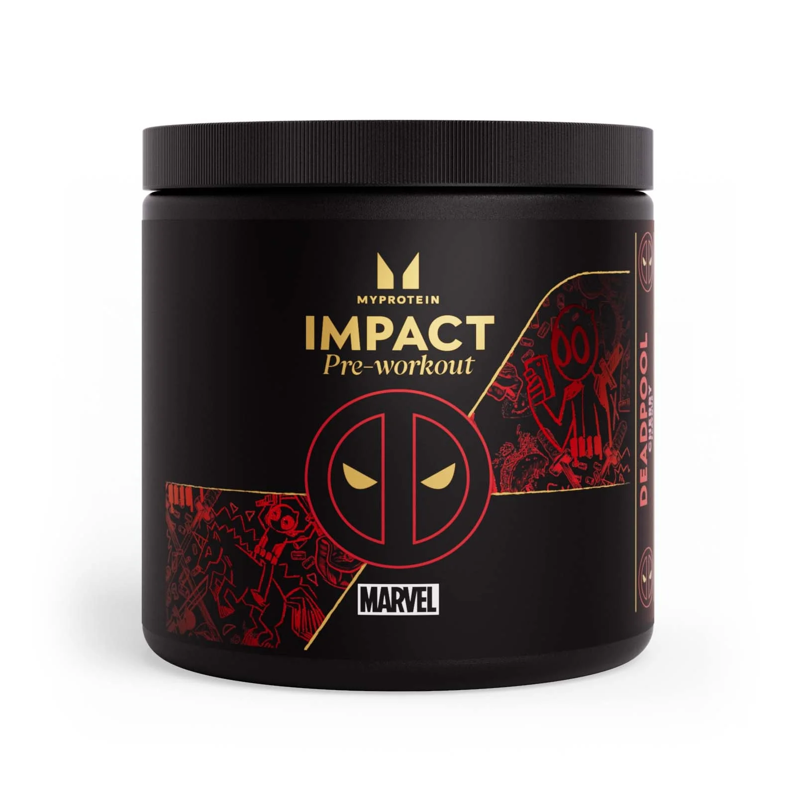 Predvadbeno dopolnilo Impact Pre-Workout – Deadpool - 40servings - Češnja Slika 1