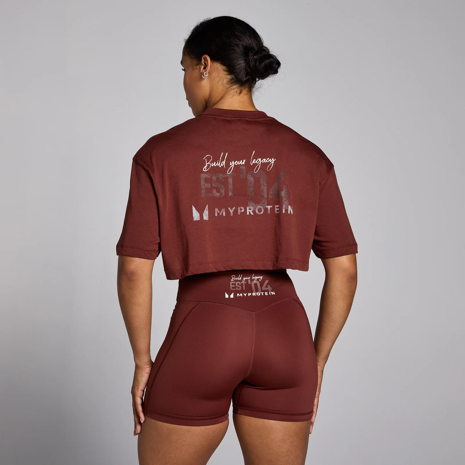 Ženska majica Origin Crop Graphic T-Shirt MP – Firebrick - XS Slika 1