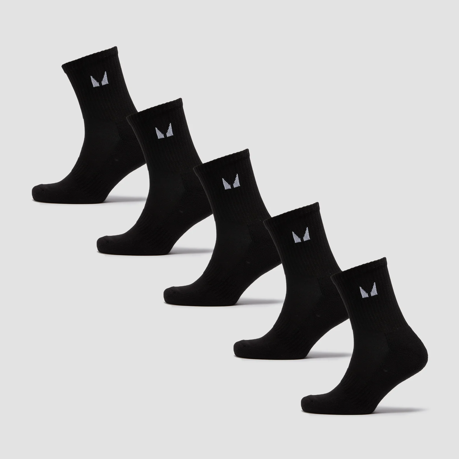 MP Unisex Crew Socks (5 Pack) - Black - UK 9-11 Slika 1