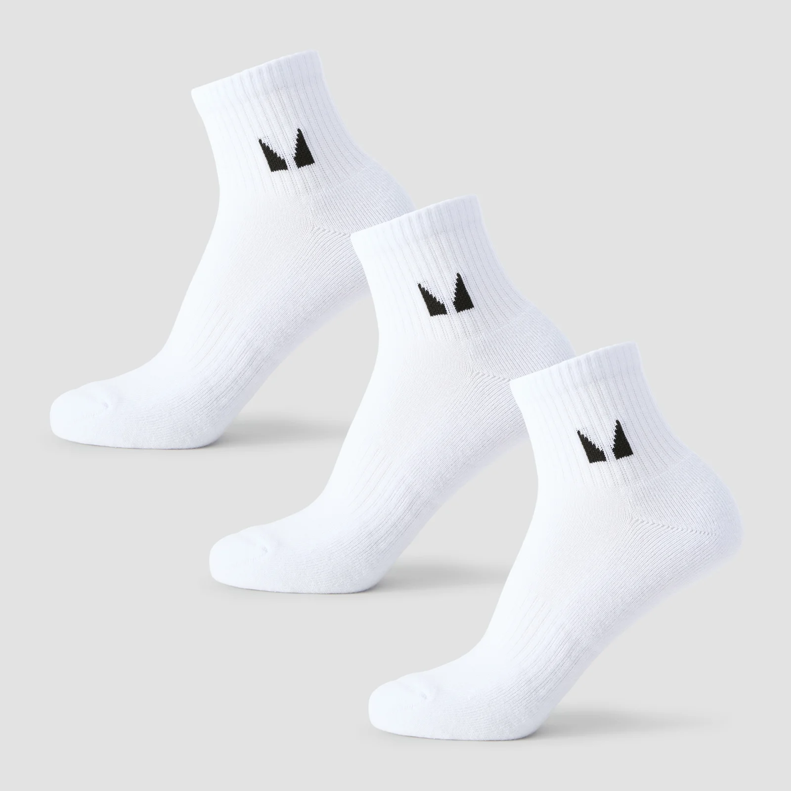 MP Unisex Ankle Socks (3 Pack) - White - UK 12-14 Slika 1