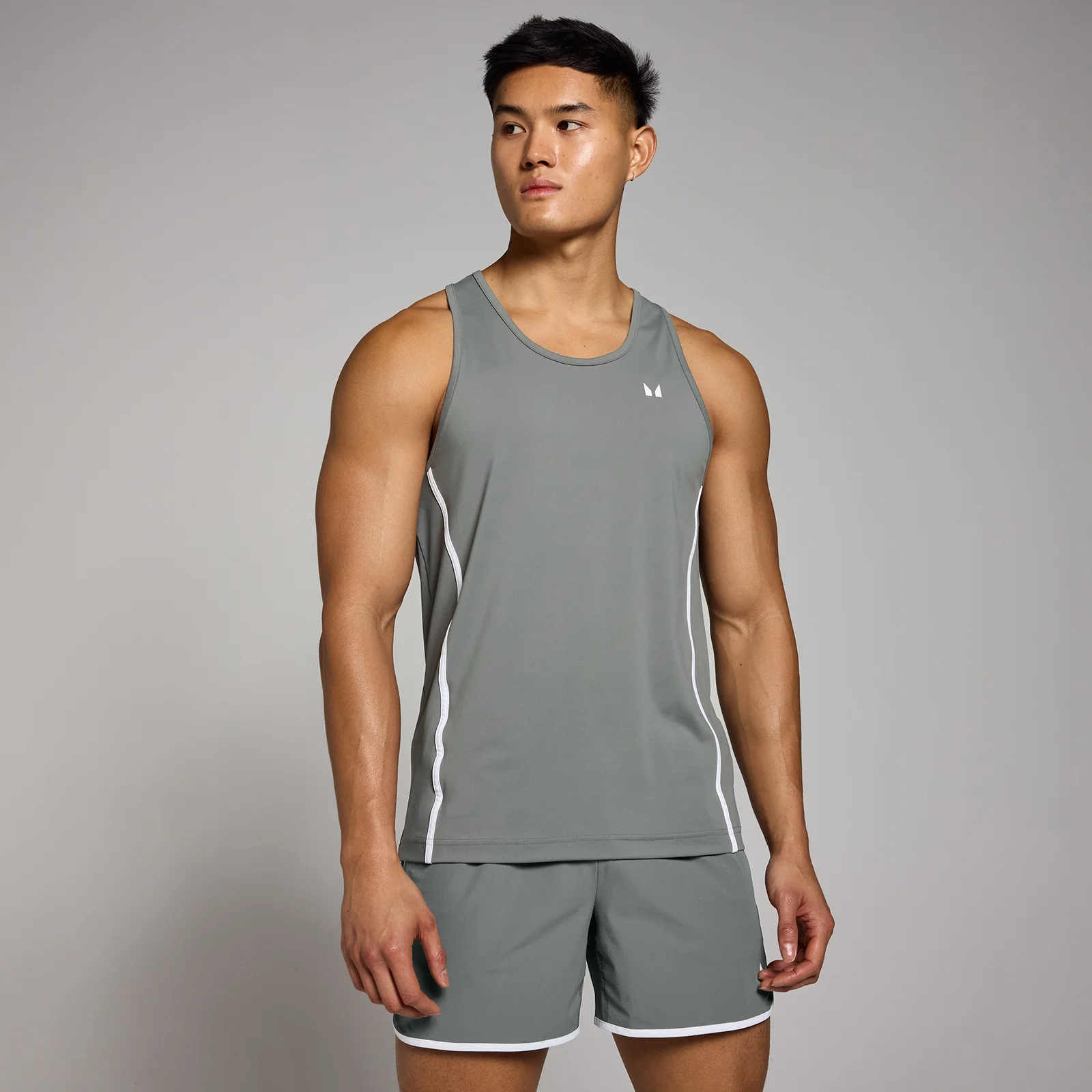 MP Moška daljša majica Tempo Binding Stringer – Rock - XS Slika 1