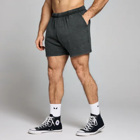 Moške športne kratke hlače Origin Washed Graphic MP – sprano črna