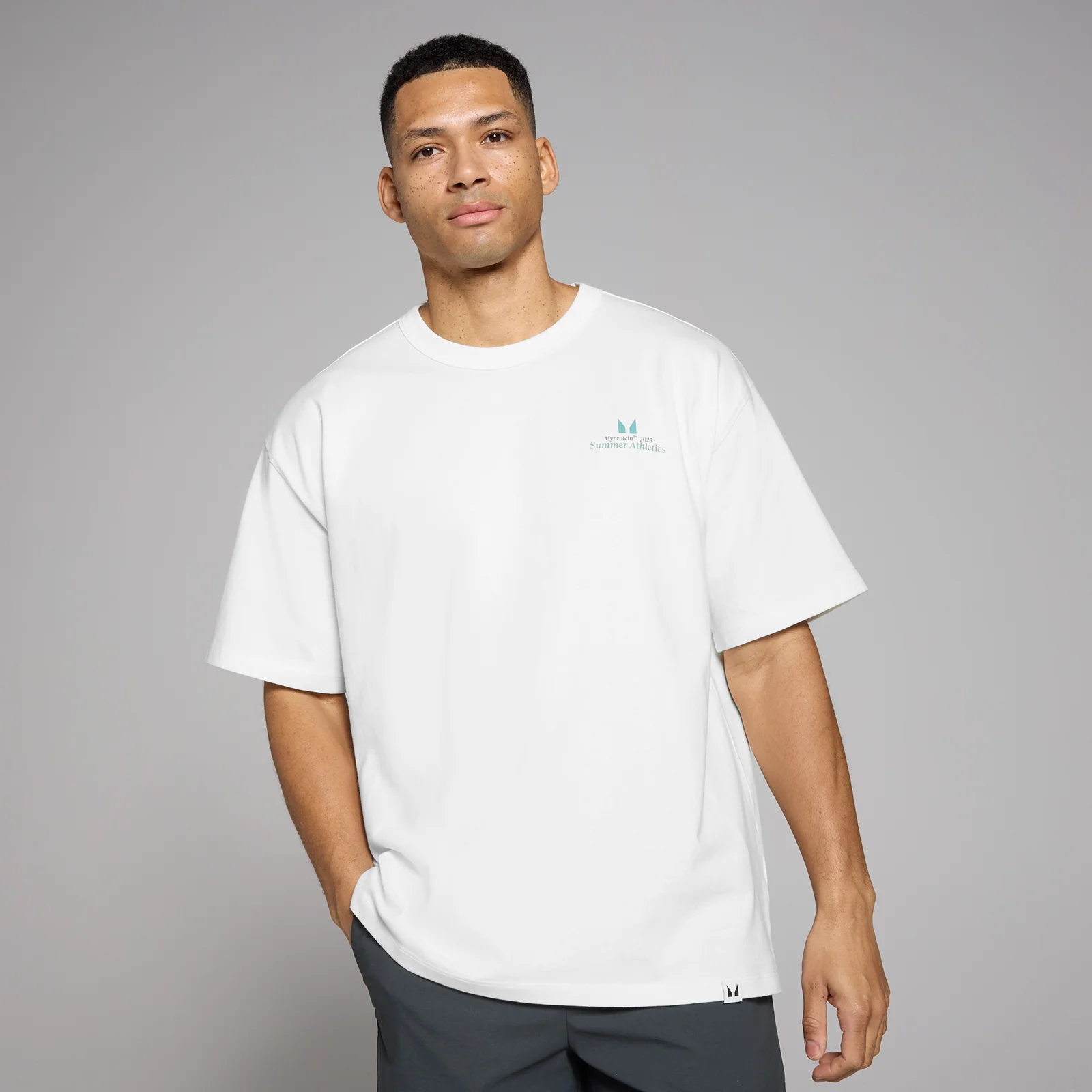 Majica s potiskom Lifestyle Graphic MP – retro bela - XXS-XS Slika 1