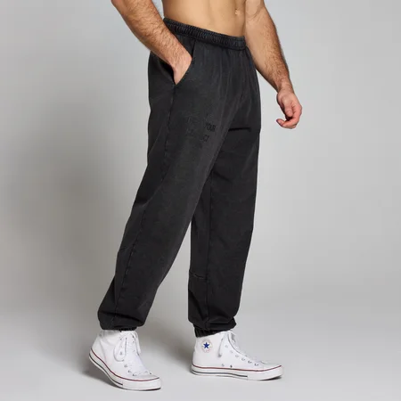 Moške športne hlače Origin Washed Graphic MP – sprano črne
