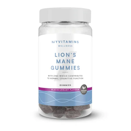 Gumijasti bonboni z gobami Mushroom Gummies - 60gummies - Lion's Mane (Focus) - Blackcurrant