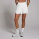 Ženski plisiran asimetričen skort Tempo MP – bela