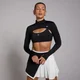 Ženska jakna Tempo Ultra Crop MP – črna