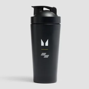 Šejker Myprotein Hyrox iz reciklirane kovine – črna - Option HYROX