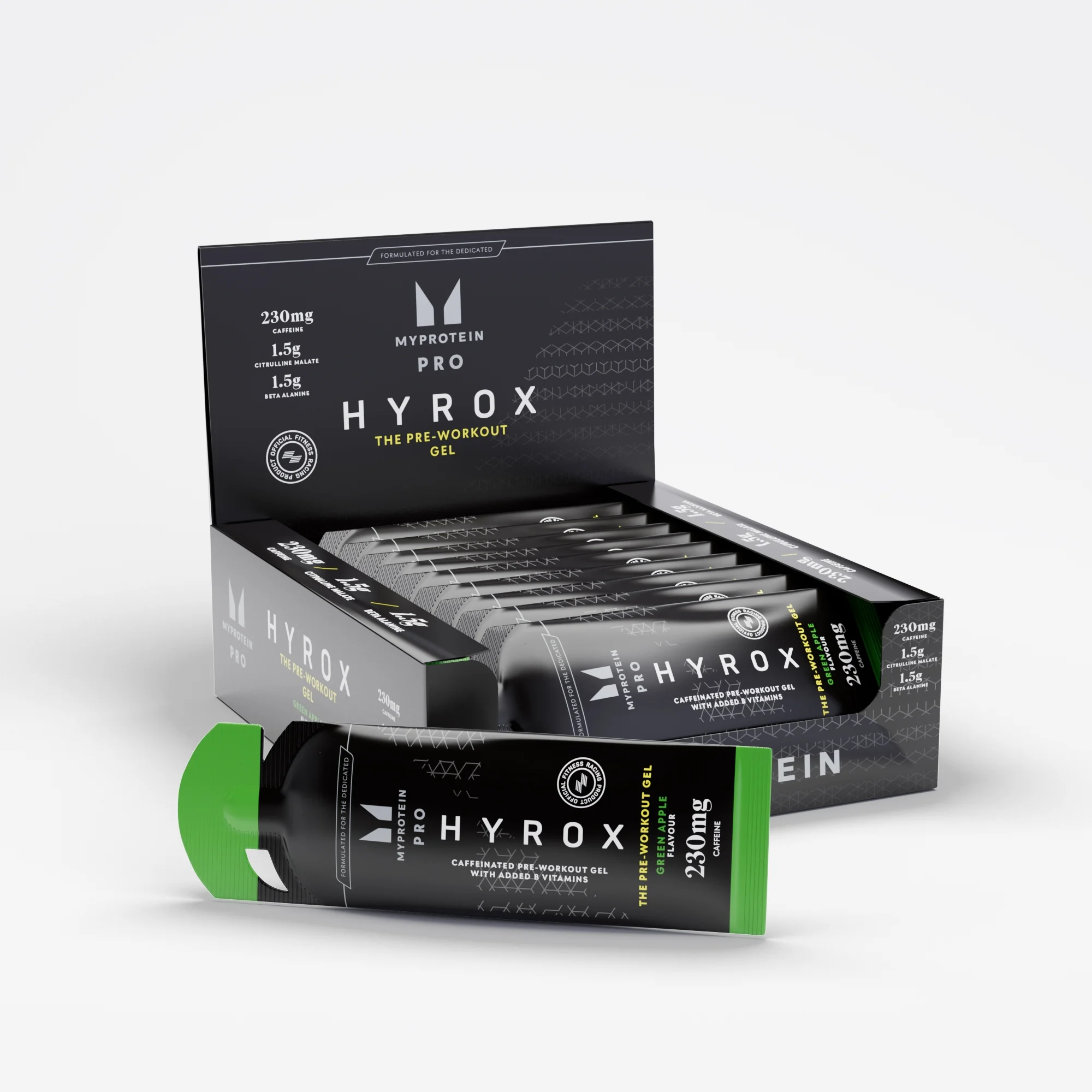 Myprotein THE Pre Workout Gel (ALT) - 12 x 50g - Green Apple Slika 1