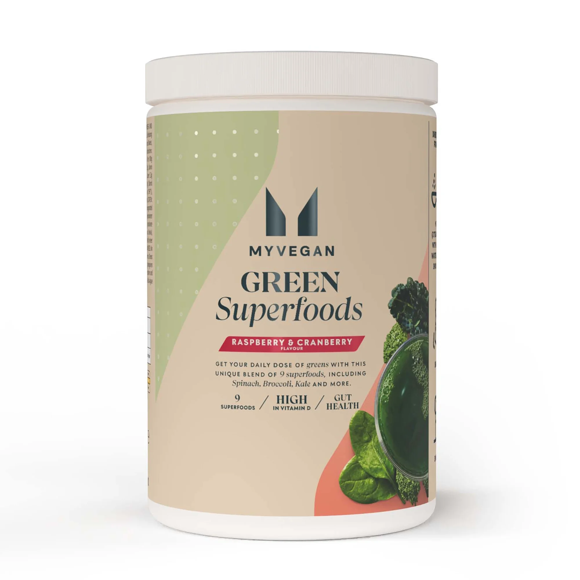 Mešanica zelenih superživil Green Superfoods - 50Porcij - Raspberry & Cranberry Slika 1