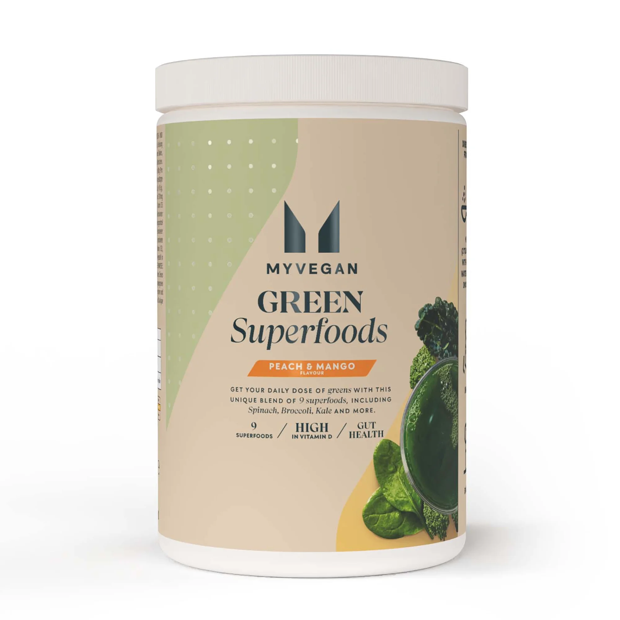 Mešanica zelenih superživil Green Superfoods - 50Porcij - Breskev in Mango Slika 1