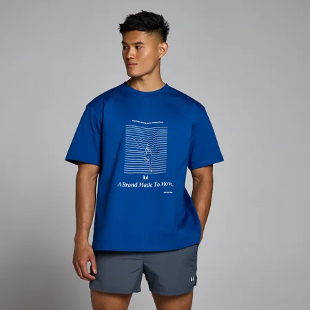 Grafična majica Swim MP – True Blue