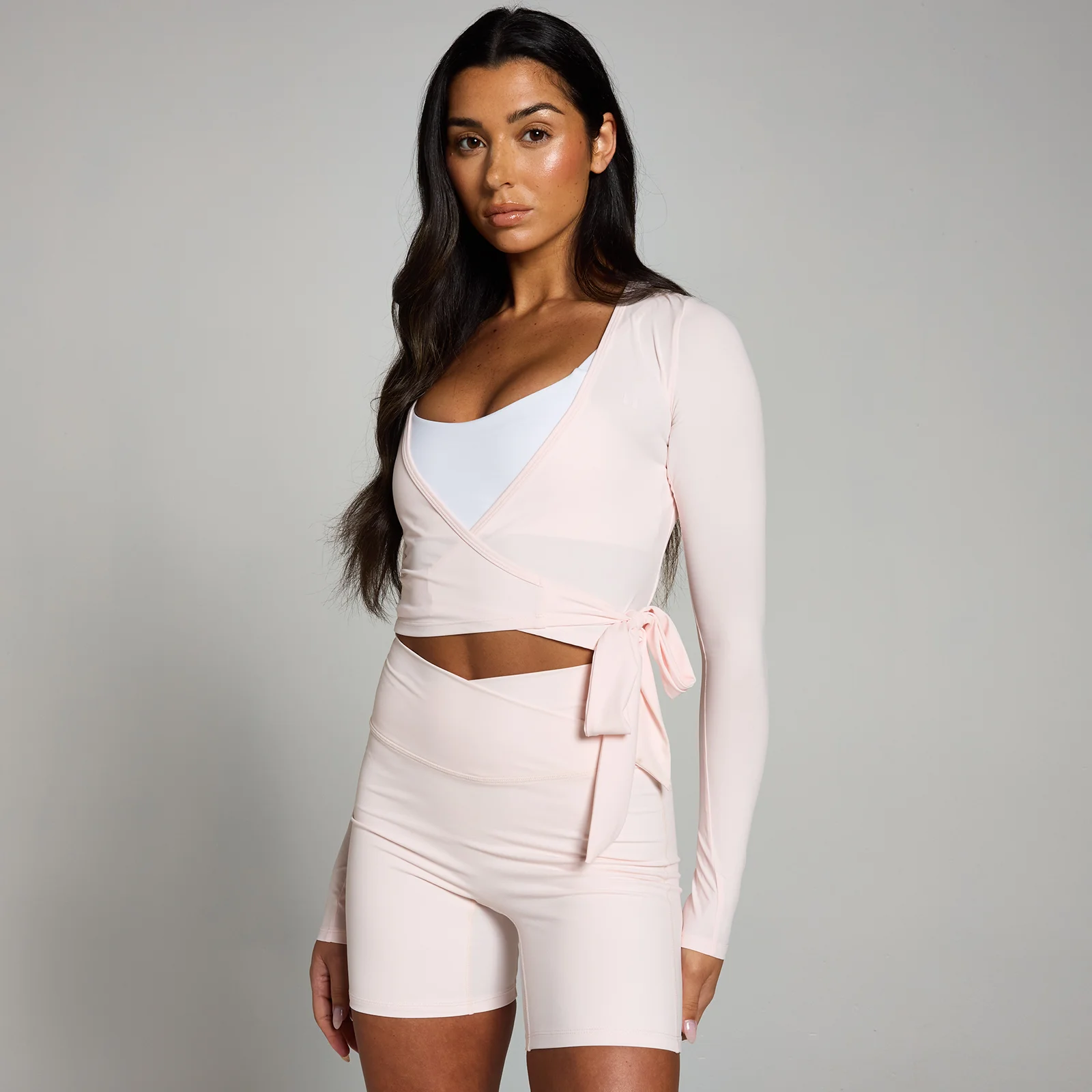 Ženska majica Tempo Wrap MP – Baby Pink - M Slika 1
