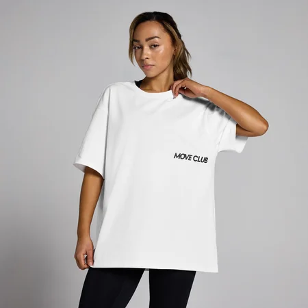 Unisex majica s kratkimi rokavi MP Move Club – bela