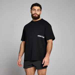 Moška majica s kratkimi rokavi Move Club MP – črna - Size S-M