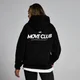 Unisex majica s kapuco MP Move Club – črna