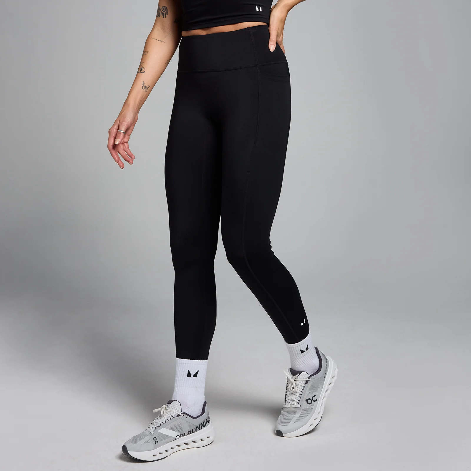 Ženske pajkice Active Pocket MP – črna - XS Slika 1
