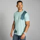 Moška majica s kratkimi rokavi Velocity Mesh Print MP – Grey Mist