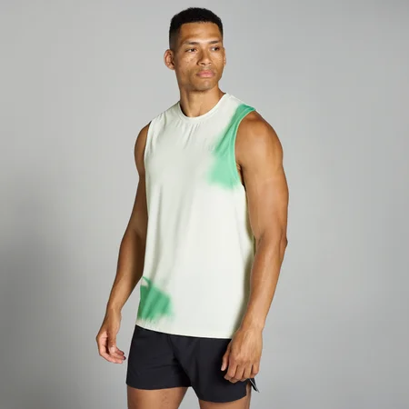 Moška majica brez rokavov Velocity Mesh Print MP – bela