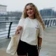 Ženska majica Strong Girl Society MP – bež