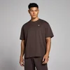 Moška majica s kratkimi rokavi širokega kroja Rest Day MP – čokolada