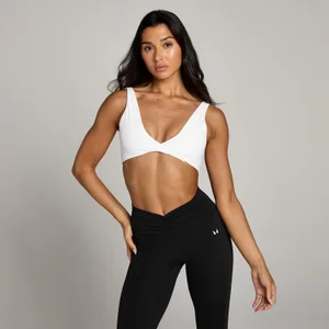 Ženski športni modrček Tempo Twist Front MP – bela - Size XS